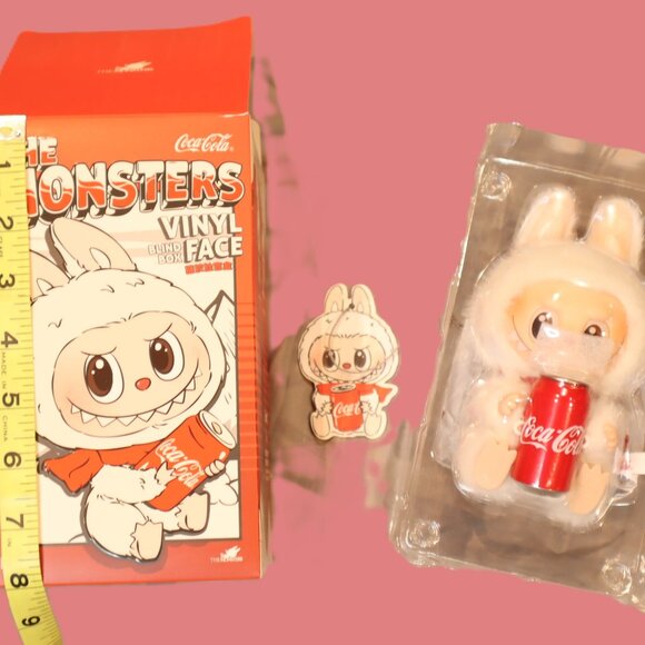 Pop Mart Labubu × Coca-Cola — The Monsters Vinyl Face “Happy Factor” | Open Box, - Picture 1 of 10
